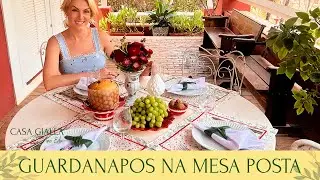 DOBRADURAS DE GUARDANAPO PARA O NATAL - CASA GIALLA