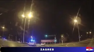 Driving in Croatia #18 - Night Drive in Zagreb