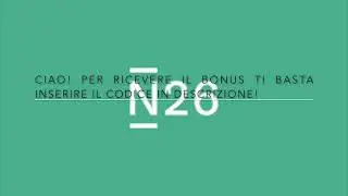 N26:CODICE 5 &euro; GRATIS
