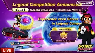 Just me Playing Legend Competition in Sonic Racing CrossWorlds - Live Stream (Road to 2K Subs)