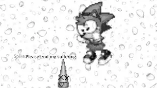 Amy Can Apparently Destroy Spikes Without Touching Them...