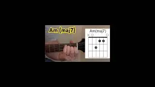 A Minor Major 7 #shorts #guitarchords #chordsguitar #acousticguitarlesson #acousticguitar #guitar