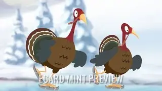 Turkeys on Ice - Funny Corporate E-Card Animation for Christmas