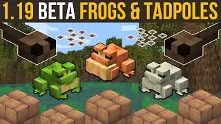 Minecraft 1.19 Лягушки, головастики и новые яйца!