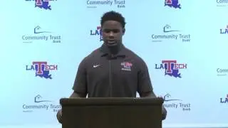 Monday Louisiana Tech Football Press Conference 10.19.15 / Jarred Craft