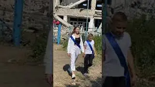 #Дети #войны последний звонок на руинах #школы в Украине