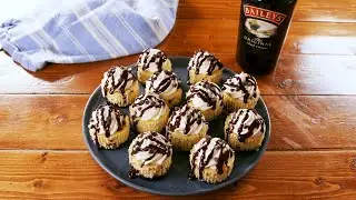 Mini Baileys Chocolate Cheesecakes