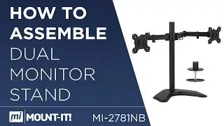 Dual Monitor Stand | Assembly (MI-2781NB)