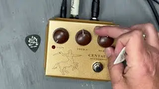 Behringer Centaur Quick Sound Demo &mdash; Lawsuit Klon Tone Test