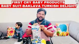 Unboxing First Cry Products | Baby Footwear | Party Suit for Babies | Baklava Delight #firstcry