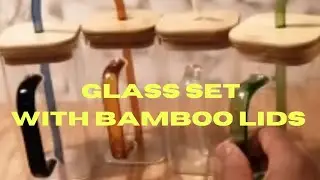Drinking Glasses with Bamboo Lids Review