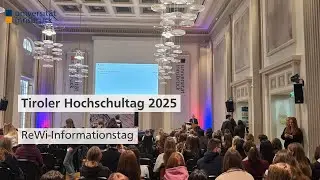 Tiroler Hochschultag 2025 - Rechtswissenschaftliche Fakultät (Programm Aula)