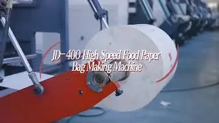JD-400 Fully Automatic High Speed V Bottom Kraft Bread Snack Paper Food Bag Making Machine Price