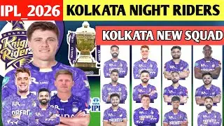 Ipl2026: Kolkata Night Riders Full &Final Squad | Kolkata Team ipl_2026 Player | Kkr Full squad ||
