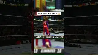 AT NUMBER 29 IT&rsquo;S BRIE BELLA ENTERING THE #ROYALRUMBLE 🤩 #WWEonNetflix #WWE