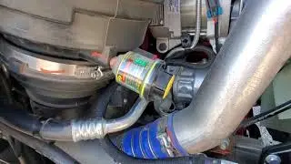 Freightliner S2RV AMSOIL Bypass Oil Filter Install Cummins ISB 6.7 Turbo Diesel, Entegra Accolade TS
