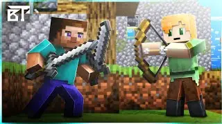 Steve VS Alex Training [ Fight Scene ] | Babu Tech | Prisma 3D Minecraft Animation
