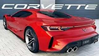 Corvette Stingray 2026 года демонстрирует смелый новый облик &ndash; лучший бюджетный суперкар со средн...