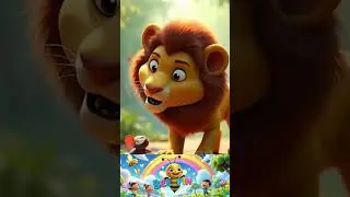 The Lion and the Mouse  Part 2🦁🐭 | Animated Moral Story for Kids | Bedtime Fable by BeePin-Bee