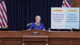 Big Oil must end climate change 'deception,' Representative Carolyn Maloney says