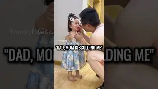 Жалоба папе, когда мама ругает 🤭