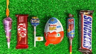 🍭 ASMR Most Popular Candies | Rainbow Lollipop & Chocolate Unpacking Eating Sounds