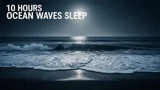 🥱💤The Ultimate Sleep Sound: Pacific Ocean Waves & Rain | Black Screen, No Ads, 12 Hours
