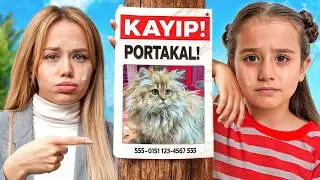 KEDİMİZ PORTAKAL KAYBOLDU ! / BULANA 100.000 TL PARA &Ouml;D&Uuml;L&Uuml; !? | Gamze Karta &Ouml;yk&uuml; Karta