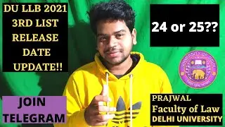 Du llb 3rd cut off 2021 RELEASE DATE? II du llb cut off 2021