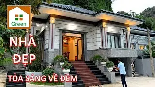 NHÀ ĐẸP 2020 Mẫu Nhà Vườn Mái Nhật 1 Tầng Hiện Đại 3 Phòng Ngủ Toả Sáng Khu Phố Núi Hạ Long