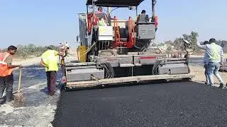 DENSE BITUMEN MACCADAM Laying 🛣️ #constructionengineer #construction #engineer #highwayengineering