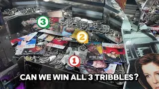 CAN WE GET THE 3 TRIBBLE CARDS FROM THE STAR TREK COIN PUSHER @ DAVE & BUSTERS? #tribbles #startrek