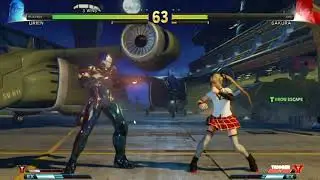 [Street Fighter V]  ▶Tutorial  [URIEN VS SAKURA]  PC MOD