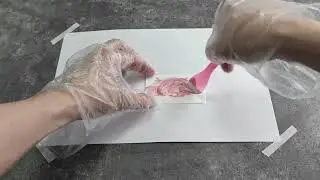 Tile repair paste usage video