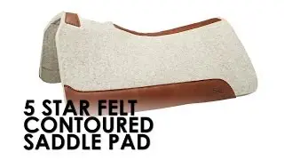 5 Star Felt Contoured Western Saddle Pads