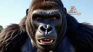 CHECK OUT HOW A GORILLA DEALT WITH A PRIDE OF LIONS