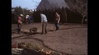 🌱 Rare 1972 Garden Work in Lanester, France | Super 8 Archive Footage Restored