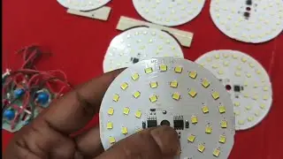 Led bulb Row Material || A to Z Led lights || PCV COB DOB lights Flood lights genuine price 