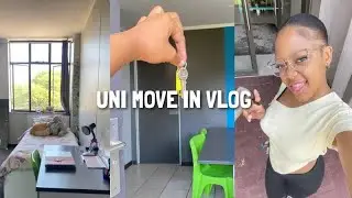 Uni move in vlog| cleaning,packing,room dilemma  | South African YouTuber 