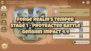 [No-Card TCG 4.4] Stage 1 Forge Realm's Temper - Genshin Impact 4.4