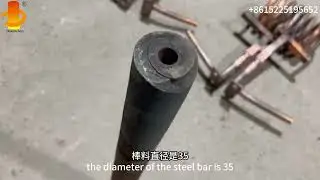Induction heating forging steel rod bar heating #inductionheating #inductionheatingmachine #shorts