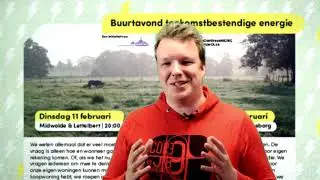 Buurtavond Toekomstbestendige Energie 11/12 februari - Waar gaat het om?