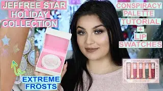 Jeffree Star Holiday Collection 2019 | Extreme Frosts, Lipstick Swatches + Conspiracy Tutorial