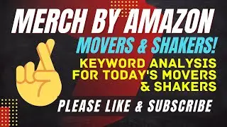 AMAZON Merch On Demand - KEYWORDS How Much Is It Luck & How Much Is It An Exact Science?
