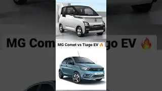 Your Choice ? MG Comet vs Tiago EV 🔥 #shorts #electriccar #india