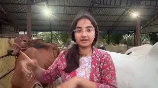 Aaj subah 4:30 gaushala main jana pada😟