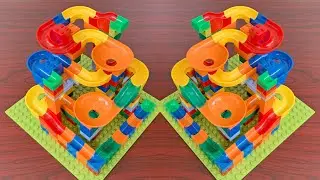 satisfying unboxing marble run toys ❤️ how to make satisfying ASMR marble run race
