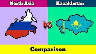 Kazakhstan vs North Asia | Geography, Economy & Military Comparison