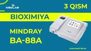 Полуавтоматический биохимический анализатор BA-88A (Mindray)\BC 200. BC 120. Avtomat va yarimavtomat