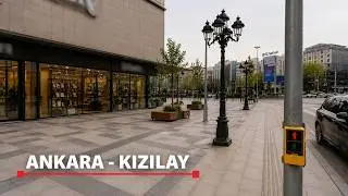 Ankara’nın Kış Atmosferi | Ankara in Winter – Walking Around Kızılay [4K/60Fps]